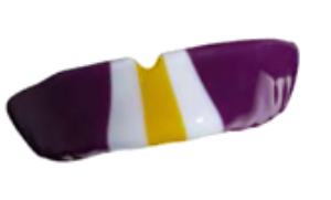 Five Striped Mouthguards, Custom Made in Scotland