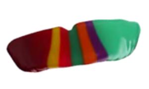 Seven Striped Mouthguards, Custom Made in Scotland